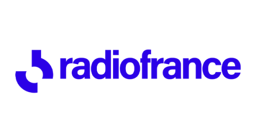 Logo de Radio France, qui a interviewé Hommages 33 sur ses prestations en communication intuitive animale.